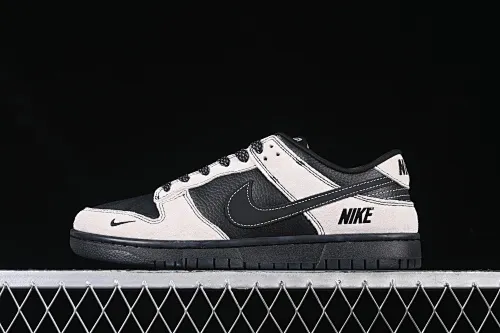 All categories Nk SB Dunk Series Nk SB Dunk Low High-end customized low-top sneakers Nike SB Dunk Low joint black and gray color low-top casual sports skateboard shoes SC9207-407